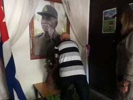 Lee más sobre el artículo Rindieron homenaje a Juan Almeida Bosque en Ciego de Ávila