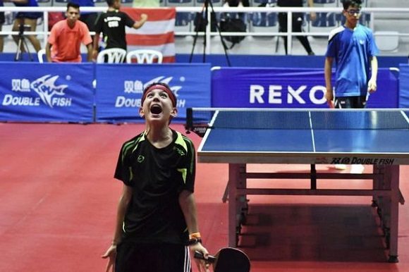 Lee más sobre el artículo Cubano Andy Maqueira gana Campeonato Panamericano de Tenis de Mesa Sub-11 y Sub-13 en Santo Domingo