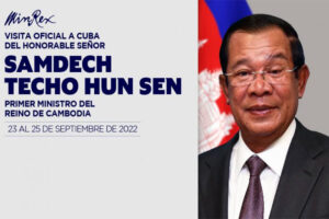 Lee más sobre el artículo Llegará a Cuba primer ministro de Cambodia en visita oficial
