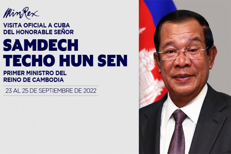 Lee más sobre el artículo Llegará a Cuba primer ministro de Cambodia en visita oficial