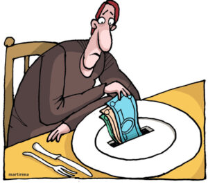 Lee más sobre el artículo Comiendo dinero
