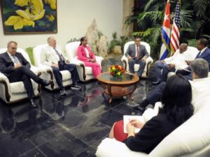 Lee más sobre el artículo Vicepresidente de Cuba recibió a congresistas de Estados Unidos