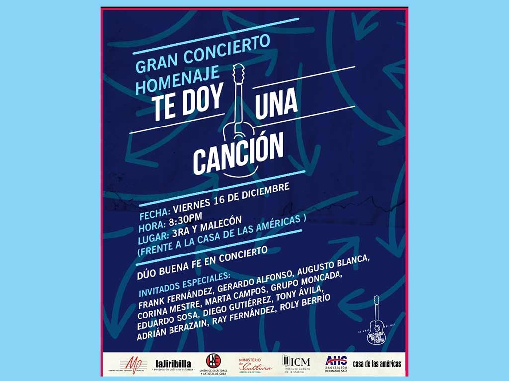 En este momento estás viendo Cuba celebrará aniversario 50 de la Nueva Trova Cubana