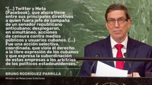Lee más sobre el artículo Canciller de Cuba denuncia vínculos de Twitter con Gobierno de EEUU