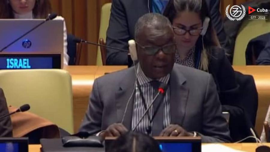 En este momento estás viendo Intervino Cuba en nombre del Grupo de los 77 más China