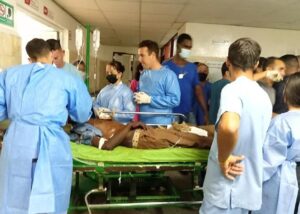 Lee más sobre el artículo Reciben atención médica lesionados de accidente masivo en Cuba