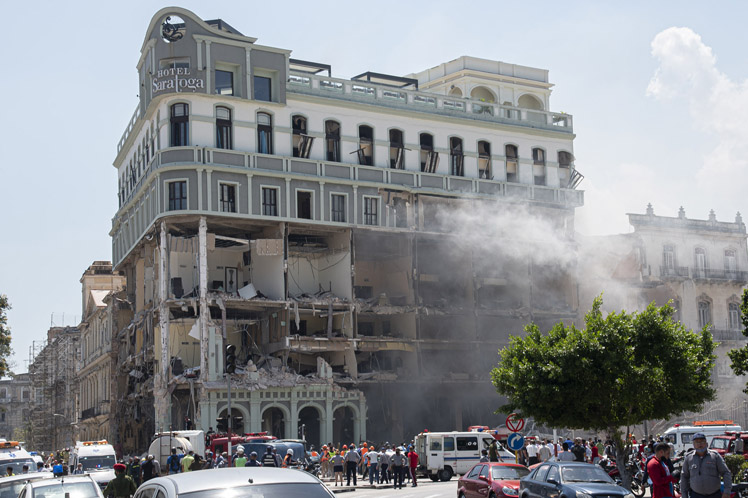 En este momento estás viendo Cuba recuerda trágica explosión en Hotel Saratoga de La Habana