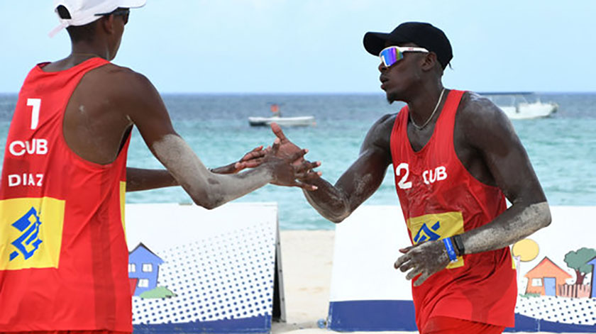 En este momento estás viendo Dúo playero Díaz-Alayo gana oro y cupo mundial en Punta Cana