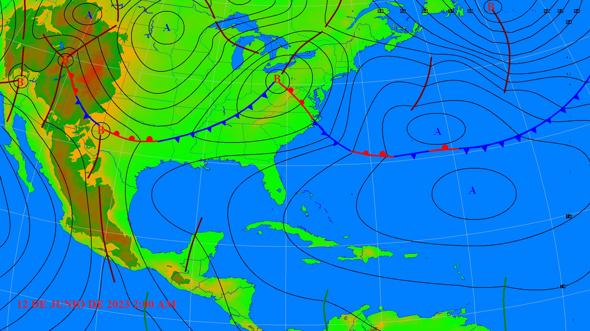 Lee más sobre el artículo Pronóstico del tiempo para hoy 12 de junio de 2023.