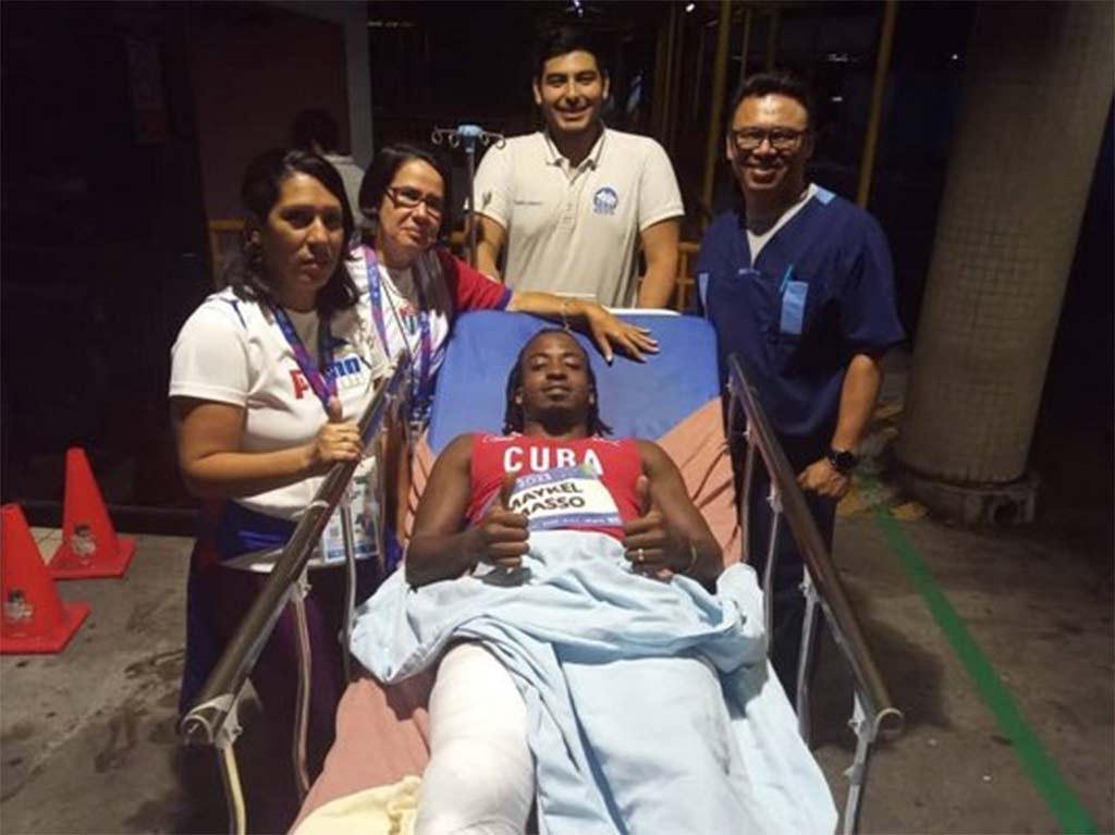 En este momento estás viendo Amplían información sobre lesionado atleta de Cuba en Centrocaribes