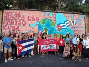 Lee más sobre el artículo Solidaridad con Cuba en Italia a 70 años del Moncada (+Fotos)