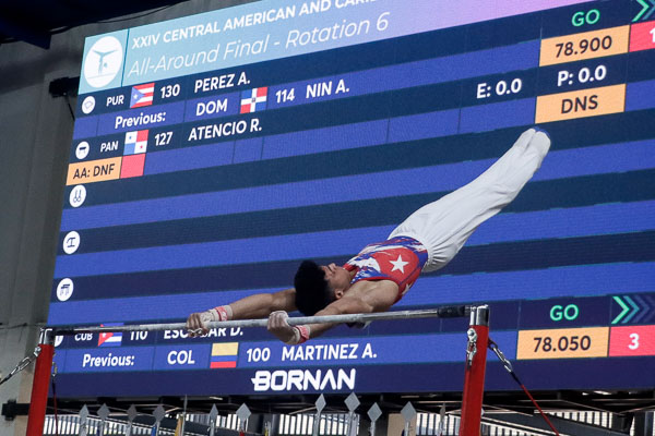 En este momento estás viendo Cubano Escobar rumbo a debut en Mundial de Gimnasia