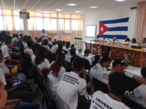 Lee más sobre el artículo Celebran Asamblea XII Congreso de la UJC en Universidad de Ciencias Médicas de Ciego de Ávila