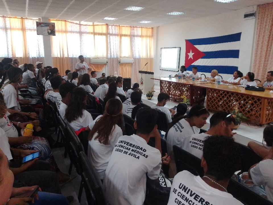 Lee más sobre el artículo Celebran Asamblea XII Congreso de la UJC en Universidad de Ciencias Médicas de Ciego de Ávila