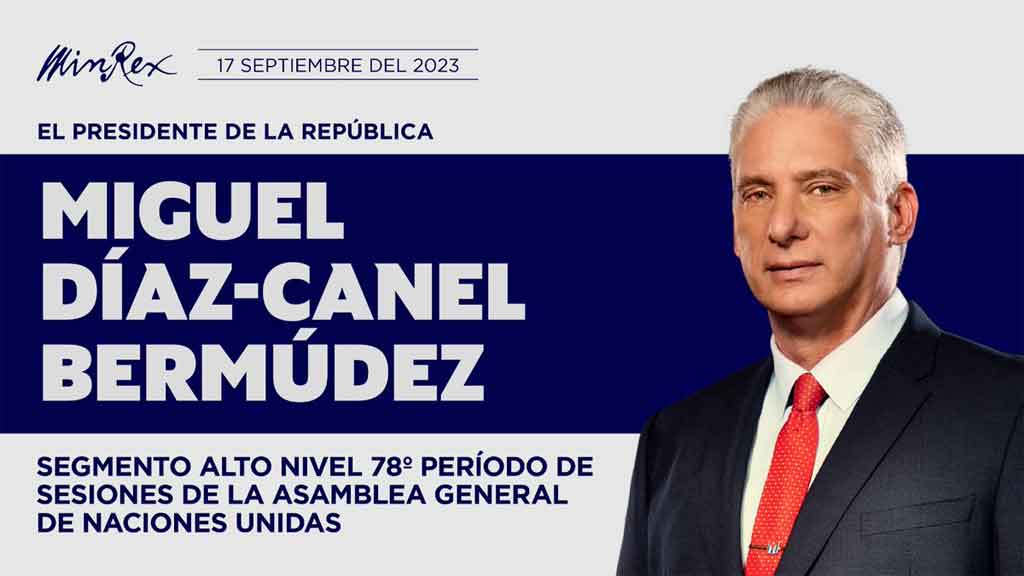 En este momento estás viendo Presidente de Cuba asistirá a segmento de alto nivel de AGNU