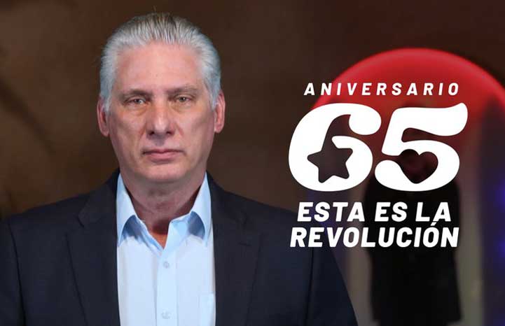 Lee más sobre el artículo Llama Díaz-Canel a recibir 2024 con alegría y pasión