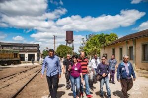 Lee más sobre el artículo Visita Ministro de Transporte instalaciones ferroviarias de Morón