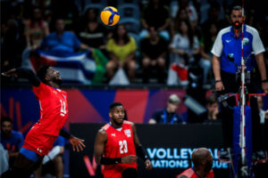 Lee más sobre el artículo Cuba cae en reñido partido en Liga de Naciones de Voleibol