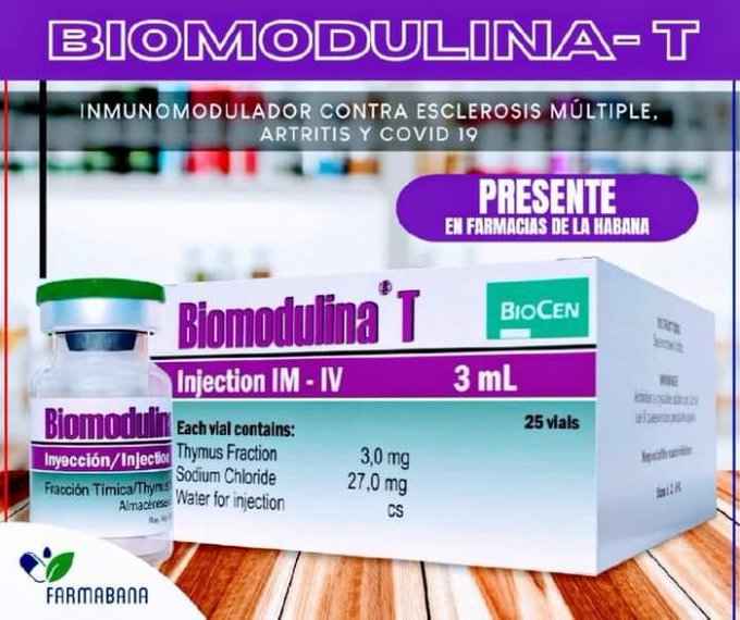 En este momento estás viendo Biomodulin T to be extended to primary health care in Cuba