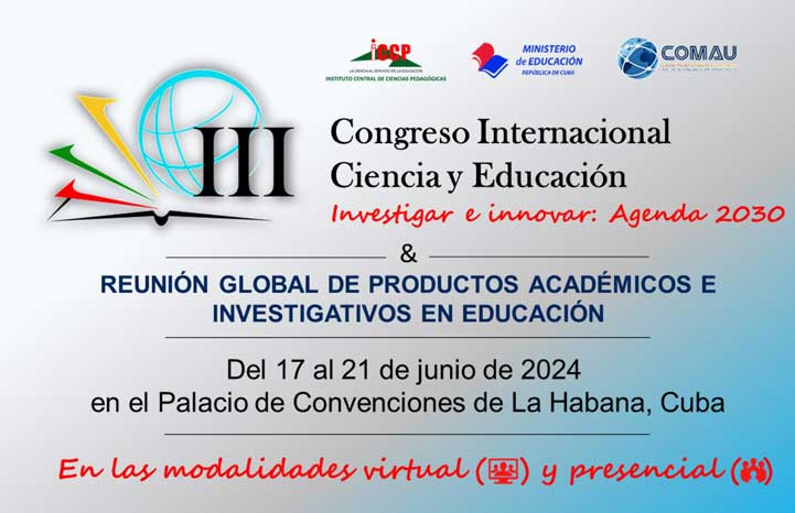 En este momento estás viendo From today, the 3rd International Congress on Science and Education