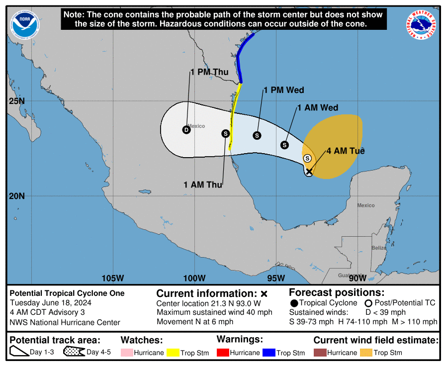 First tropical storm of the 2025 season about to form Radio Surco