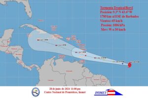 Lee más sobre el artículo Se forma Beryl, segunda tormenta tropical de la temporada