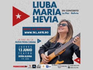 Lee más sobre el artículo Singer-songwriter Liuba María Hevia creates expectations in Bolivia