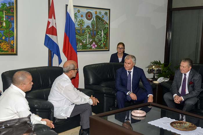 Lee más sobre el artículo Llega a Cuba el Presidente de la Duma Estatal de Rusia