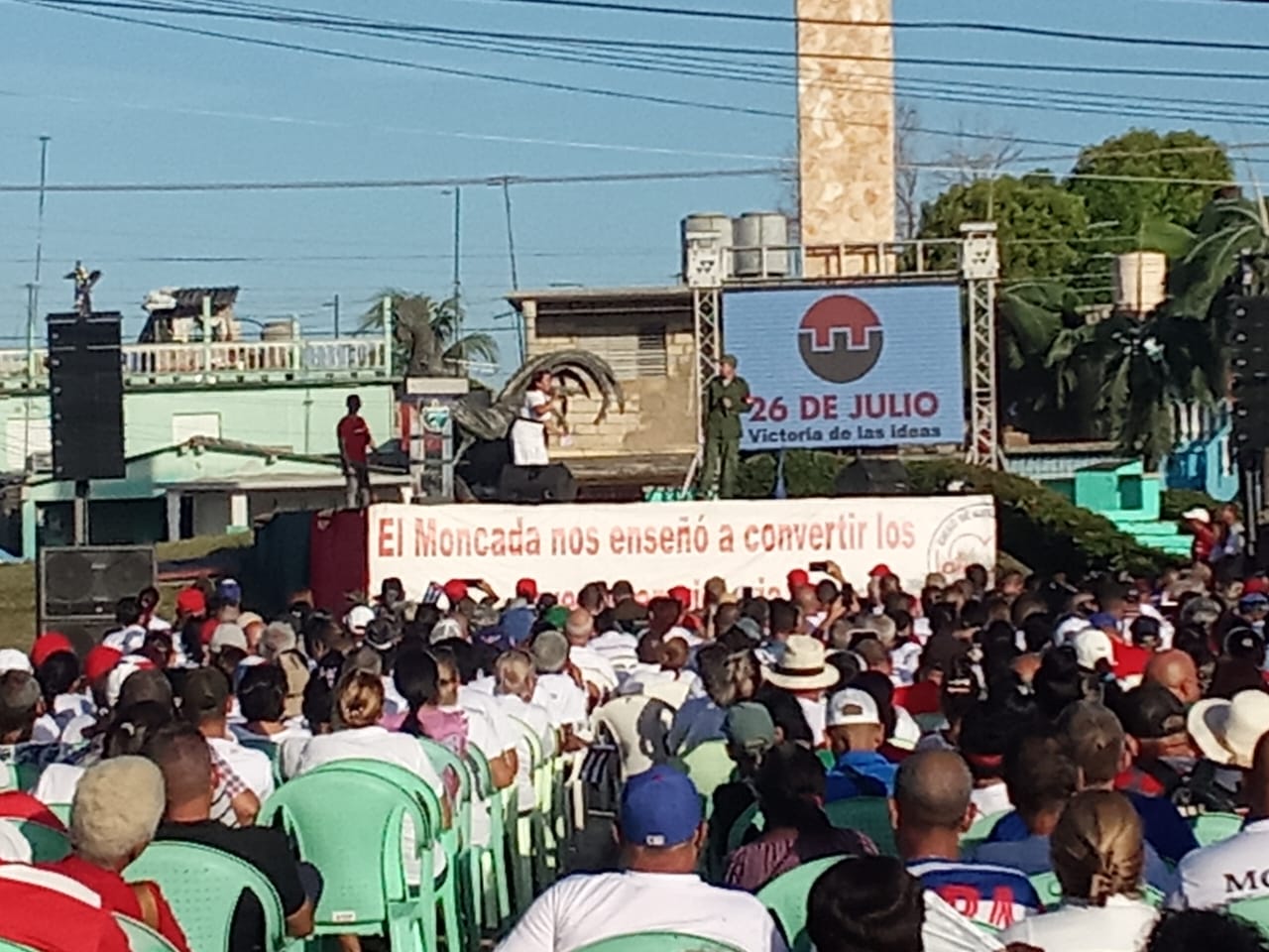 Lee más sobre el artículo Desarrollan acto provincial por Aniversario 71 de los asaltos a los cuarteles Moncada y Carlos Manuel de Céspedes