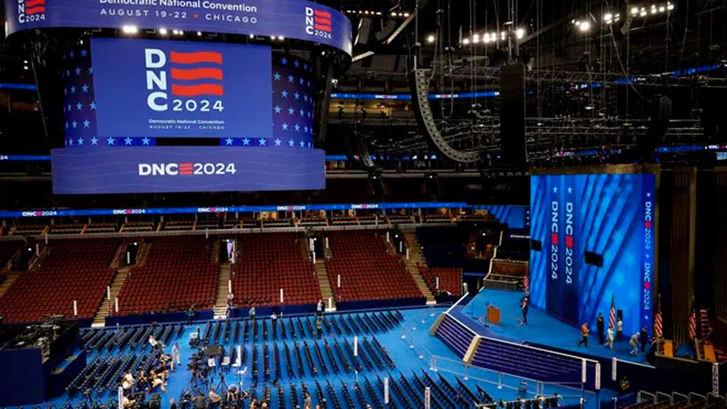 En este momento estás viendo Convención Nacional Demócrata comienza en Chicago, EEUU