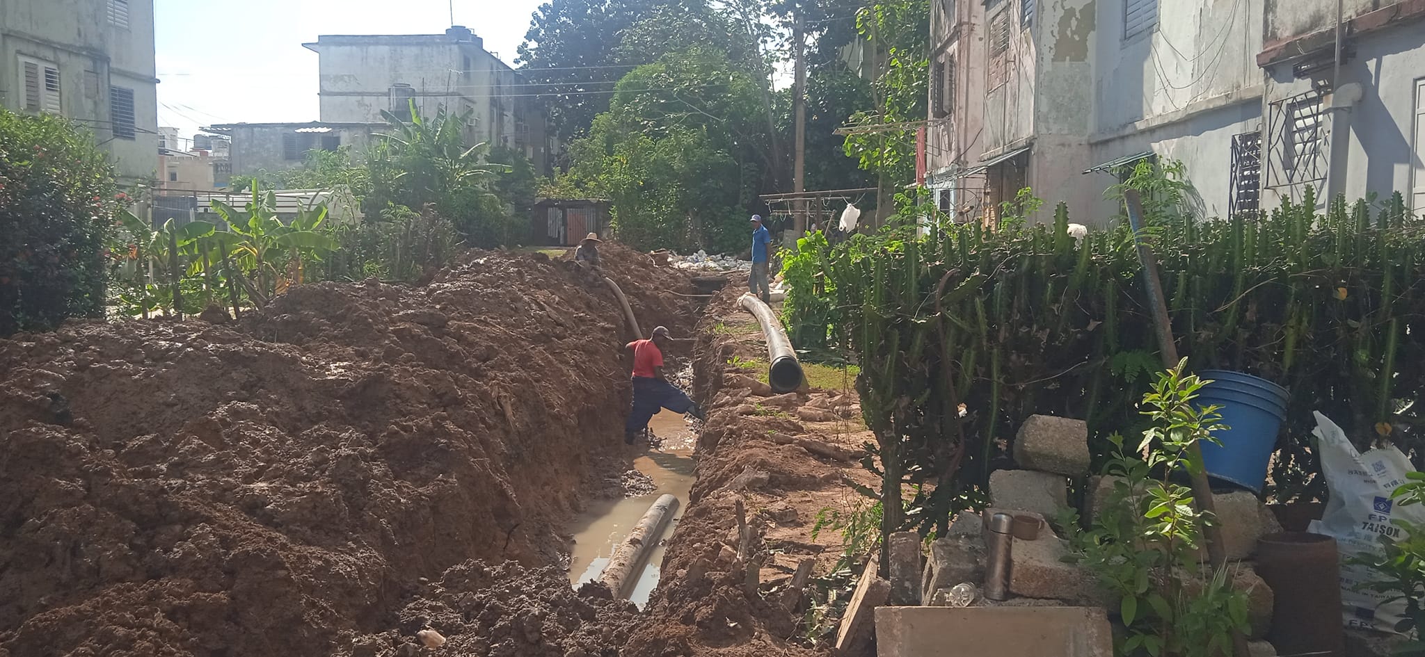 En este momento estás viendo Labora brigada en sustitución de tuberías en capital avileña