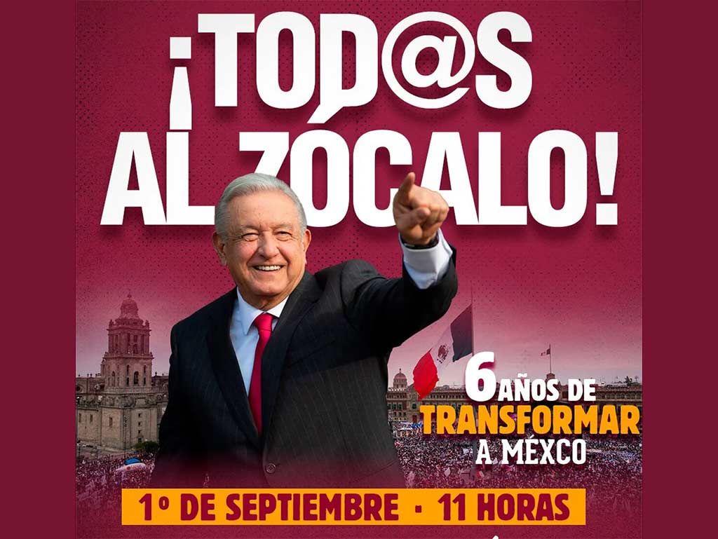 Lee más sobre el artículo Rendirá López Obrador su último informe como presidente