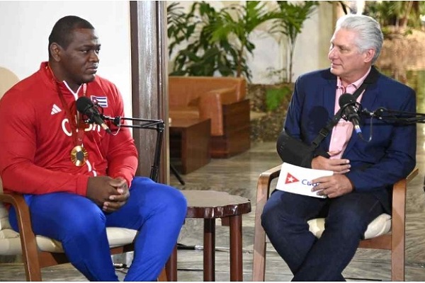 En este momento estás viendo Díaz-Canel considera meritorio rendimiento de Cuba en París 2024