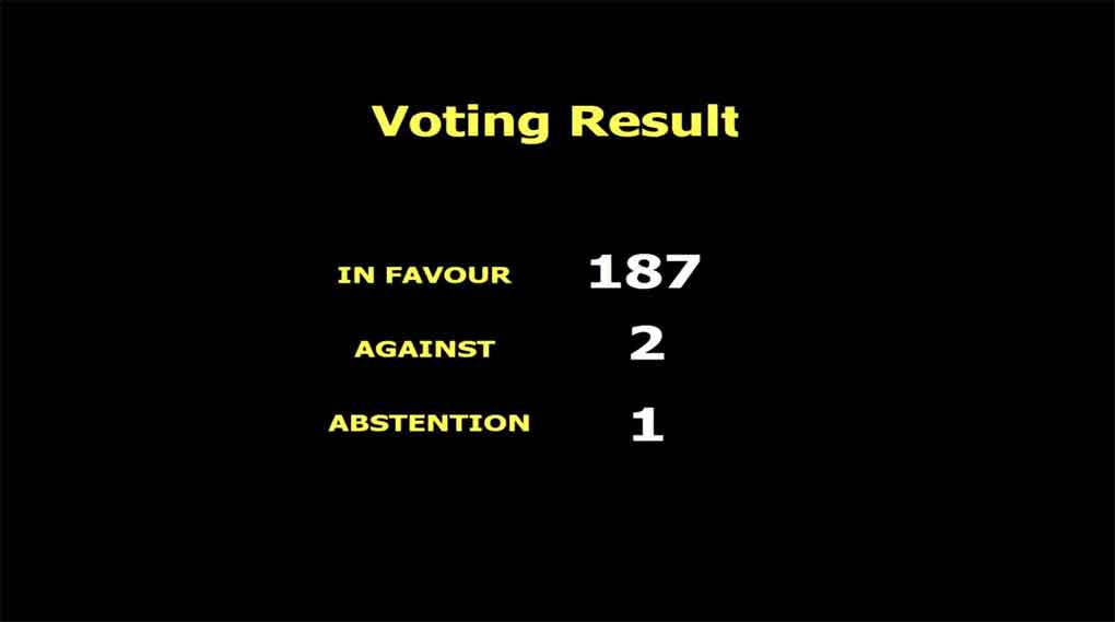 En este momento estás viendo Cuba backed by 187 votes at the UN against the blockade (+Photo)