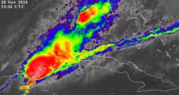 En este momento estás viendo Frente frío afecta la región occidental de Cuba con lluvias y tormentas