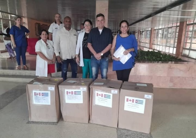 Lee más sobre el artículo Recibe hospital de Morón donativo procedente de Canadá