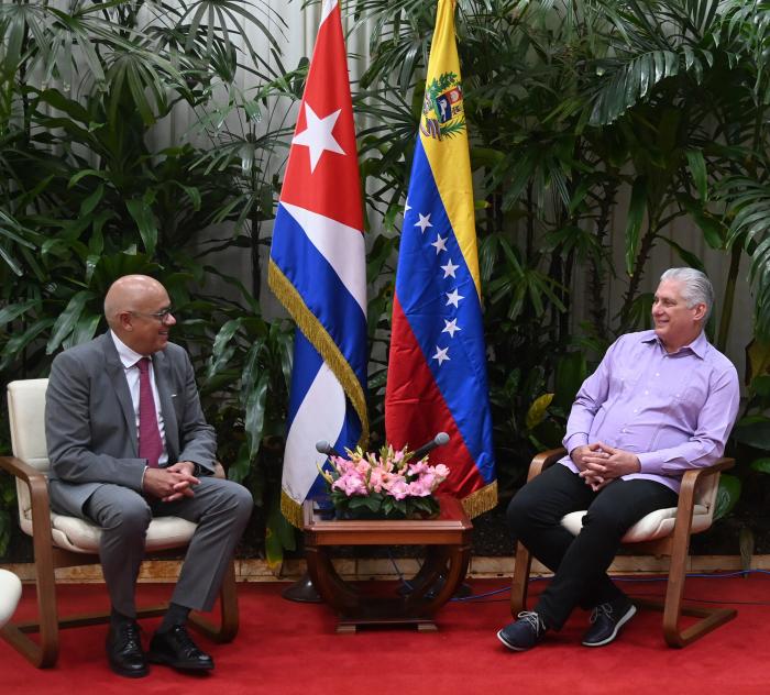Lee más sobre el artículo Recibió Díaz-Canel al Presidente de la Asamblea Nacional de Venezuela