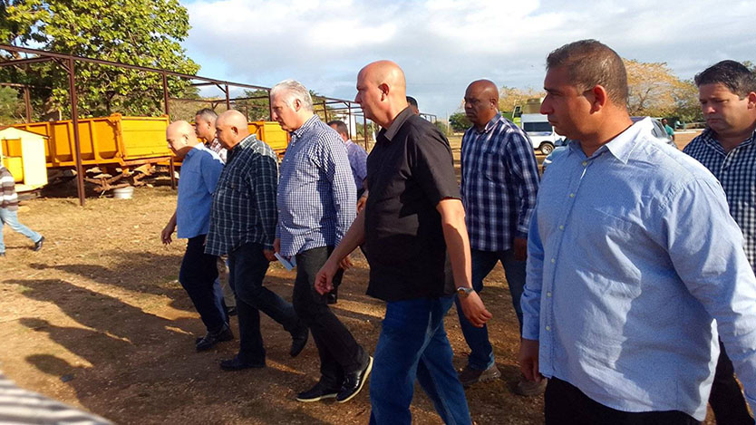 Lee más sobre el artículo Presidente cubano recorre municipios de Ciego de Ávila