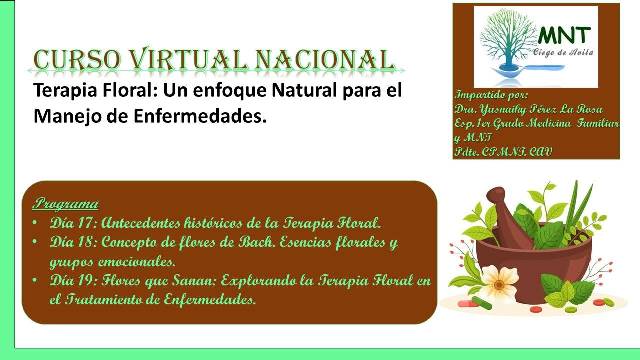 Lee más sobre el artículo Convocan a especialistas avileños a participar en Curso de Terapia Floral