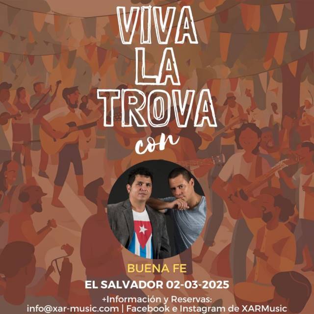 En este momento estás viendo Actuará dúo cubano Buena Fe en El Salvador