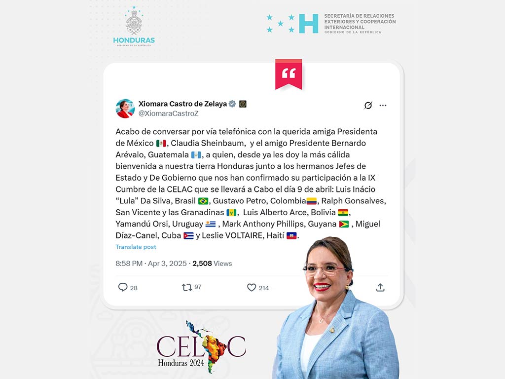 Lee más sobre el artículo Leaders from 10 countries to attend Celac summit in Honduras