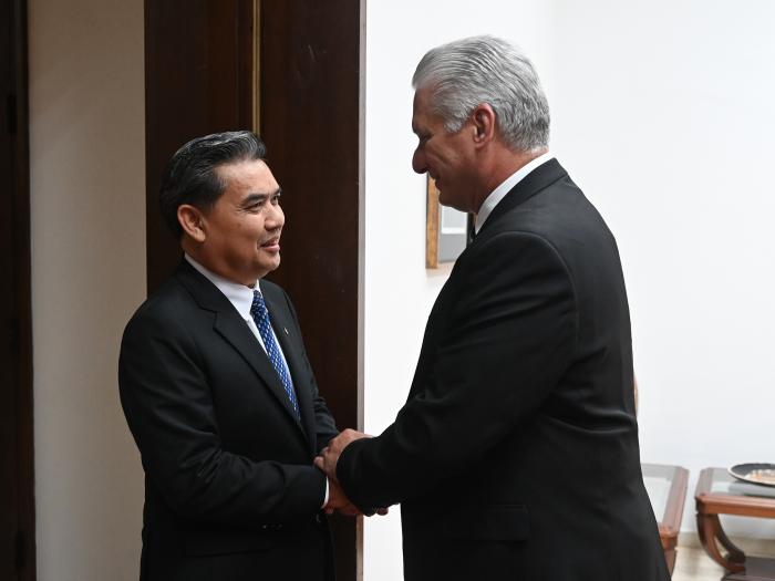 Lee más sobre el artículo Recibió Díaz-Canel al Fiscal General de la República Democrática Popular Lao (+Video)