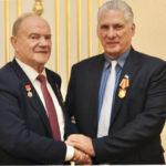 Otorga Partido Comunista ruso medalla conmemorativa a Díaz-Canel
