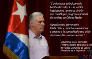 Lee más sobre el artículo Enérgica condena de Cuba a los bombardeos de Estados Unidos a Irán