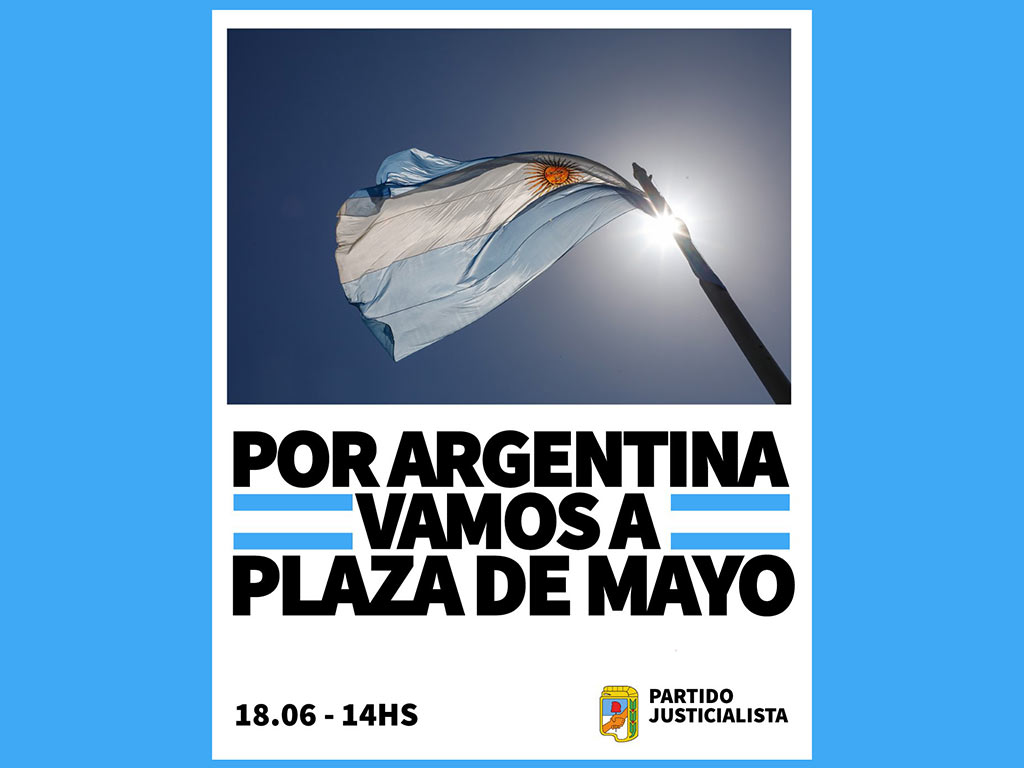 En este momento estás viendo Marcha peronista cambia de rumbo; ahora hacia Plaza de Mayo (+Foto)