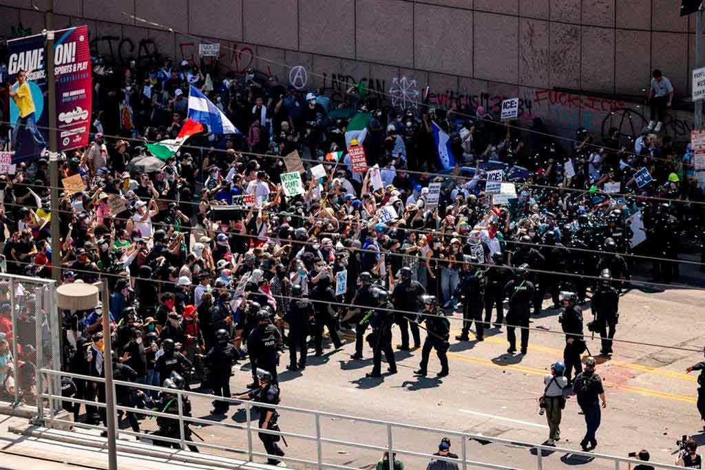Lee más sobre el artículo Protestas, Guardia Nacional, el foco de atención sobre Los Ángeles (+Fotos)