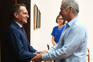 Lee más sobre el artículo Presidente de Cuba recibió a alto funcionario ruso