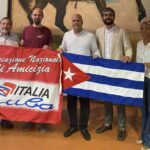 Continúan en Italia encuentros con Héroe de la República de Cuba (+Fotos)
