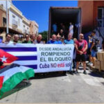 Contenedor con materiales sanitarios para Cuba desde España