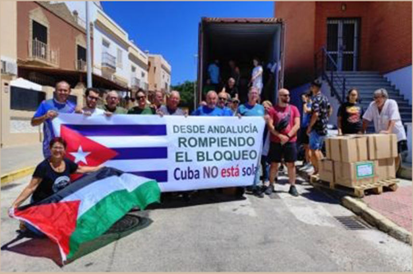 En este momento estás viendo Contenedor con materiales sanitarios para Cuba desde España